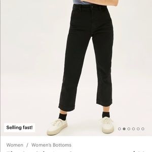 Everlane Straight Leg Crop Pants